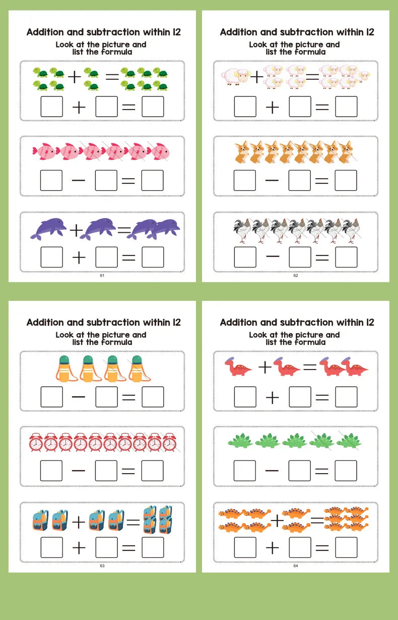 Fun Math Adventure Workbook