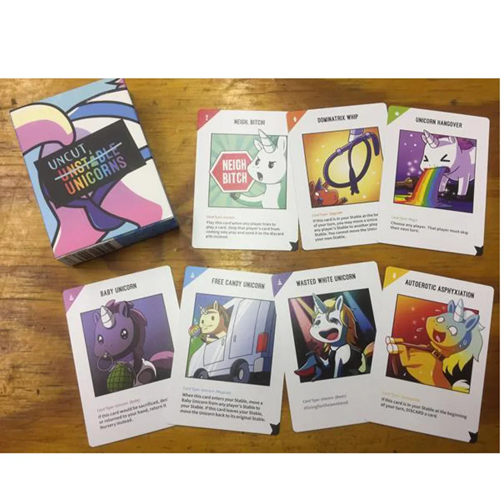 Exploding Unicorn Party Game